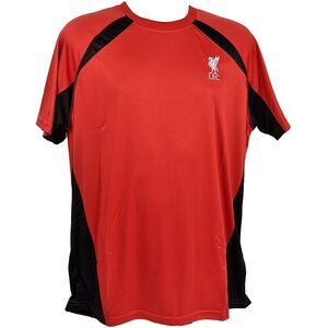 Liverpool FC Childrens/Kids Panel Polyester T-Shirt / Red/Black